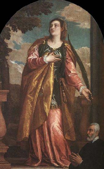 Paolo  Veronese St. Lucy and a Donor